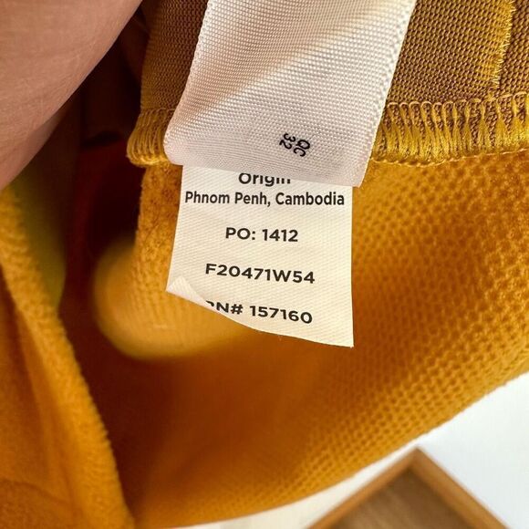 Cotopaxi Women’s Abrazo Half Zip Fleece Jacket Mustard Yellow Dark Rose - Picture 10 of 10